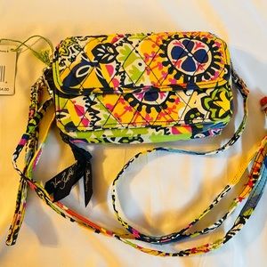 Vera Bradley Crossbody Wristlet Wallet with Strap - NWT
